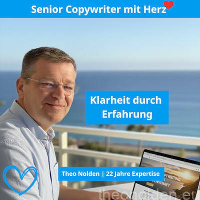 Theo Nolden | Copywriter | 22+ expertise