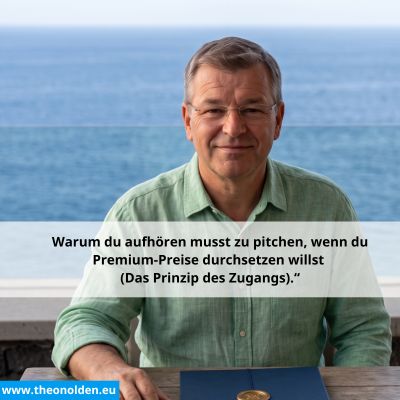 Pitches beenden / Zugang statt Verkauf